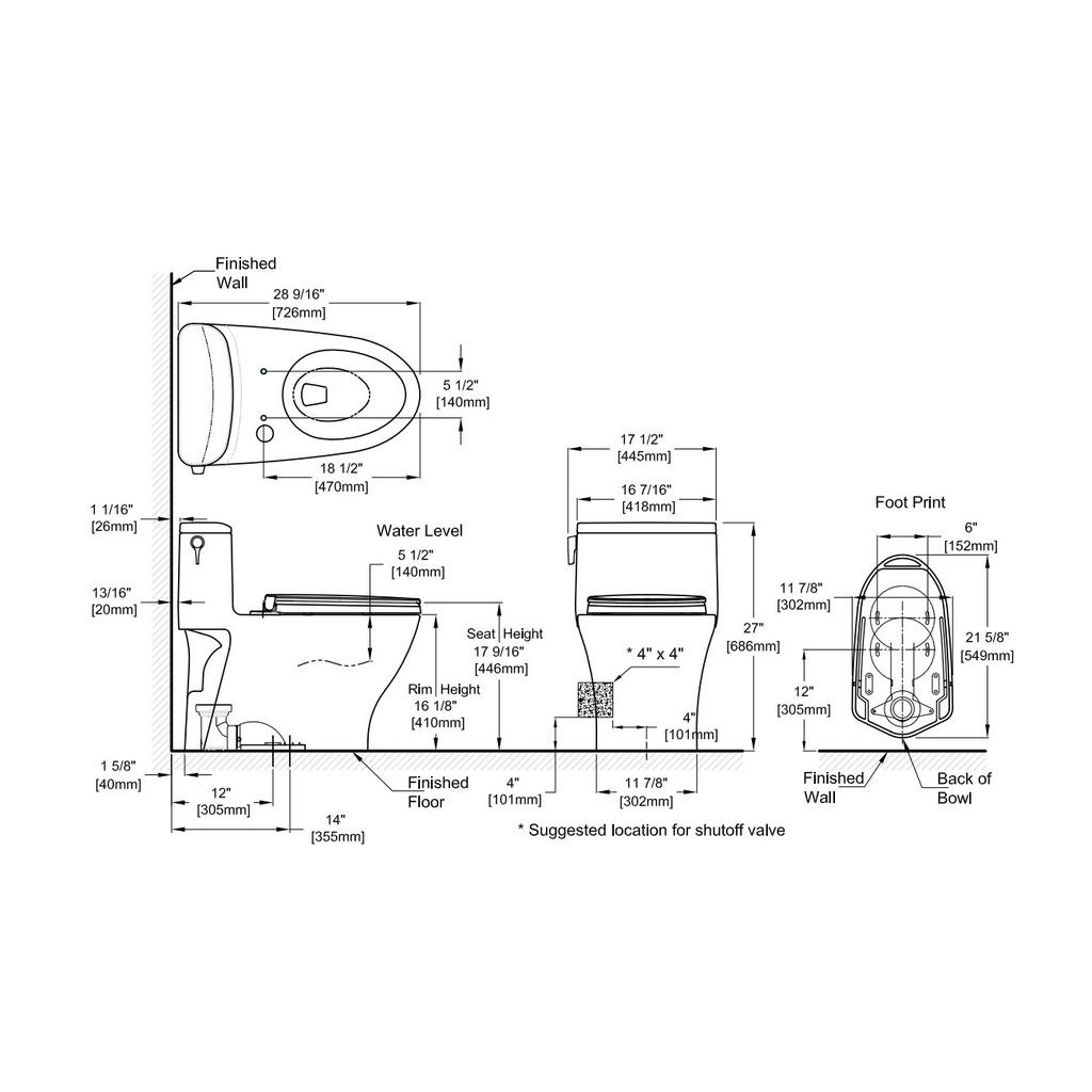 TOTO MS642124CEFG 01 Nexus 1Pc Toilet 1 28Gpf Cot Ton